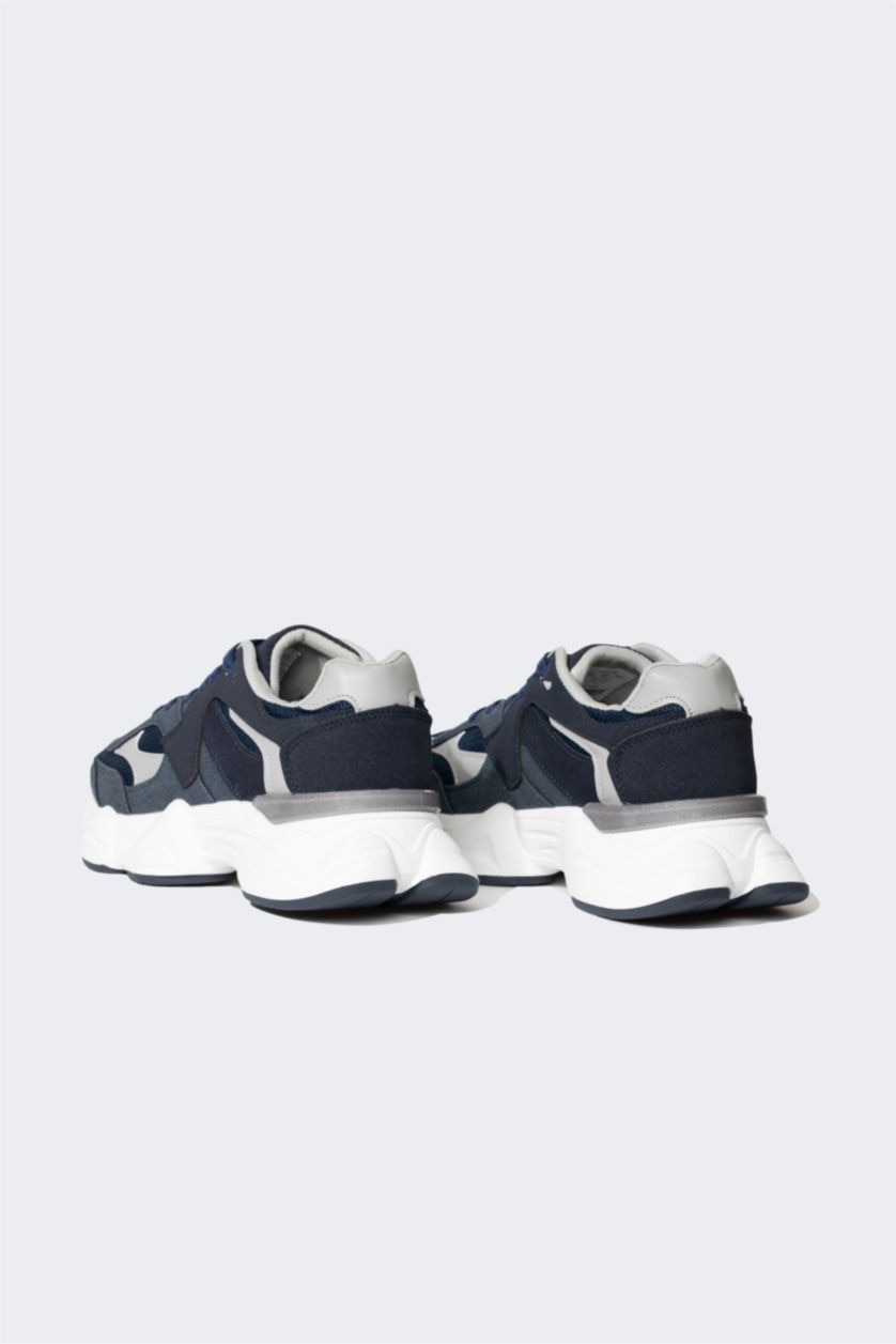 Erkek Lacivert Erkek Yüksek Taban Spor Ayakkabı