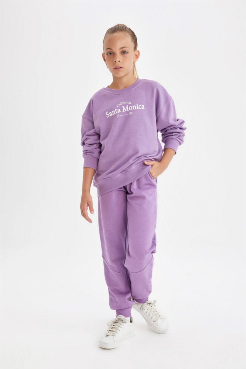 GIRLS & TEENS Plum Girl Jogger School Sweatpants