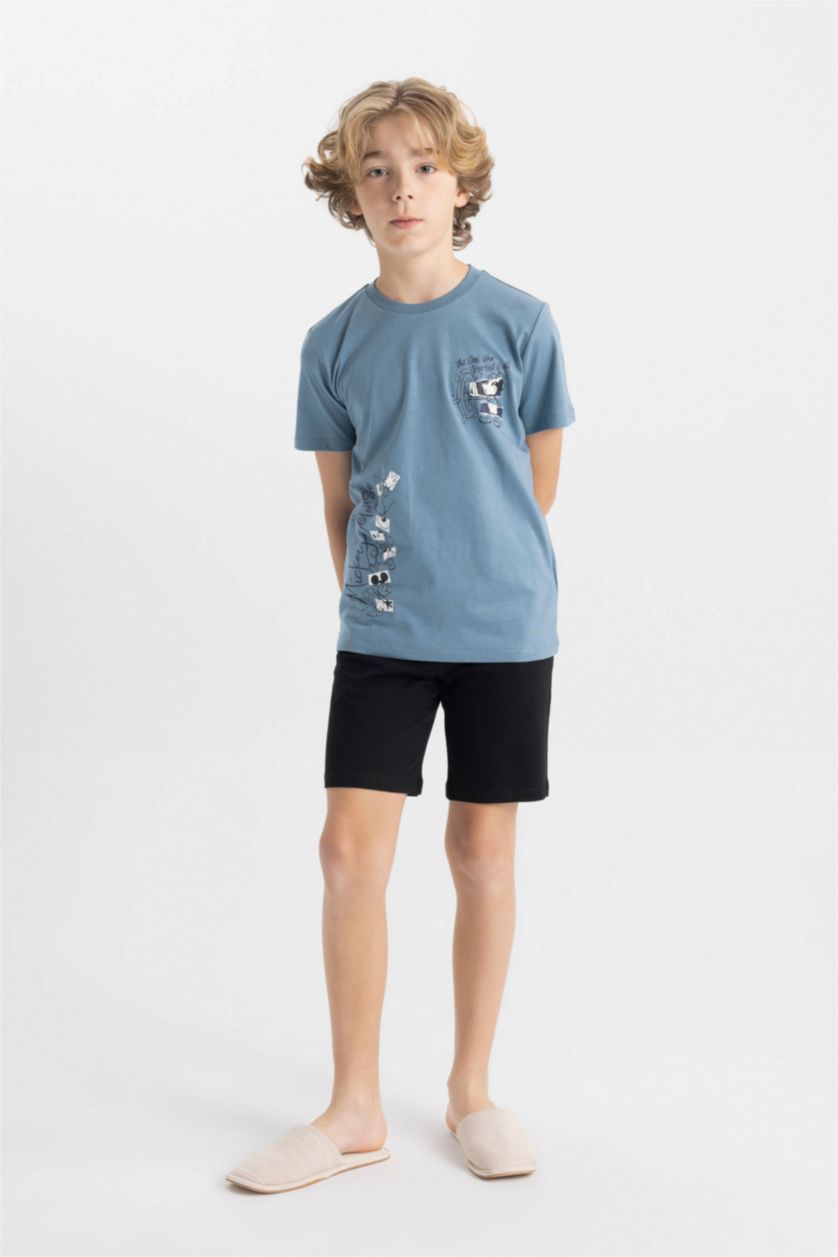 Мальчики и подростки Голубрй Пижама Disney Mickey & Minnie для мальчиков