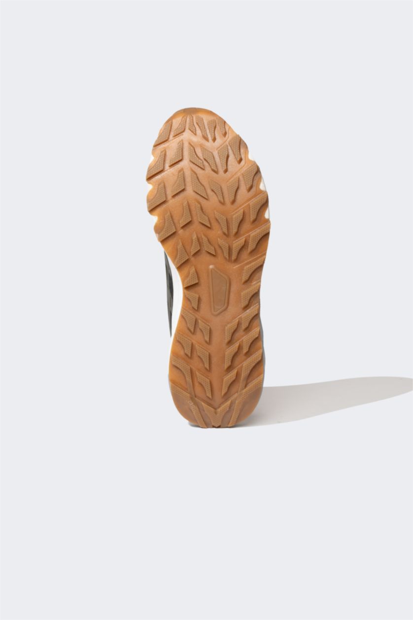 Erkek Haki Erkek Yüksek Taban Spor Ayakkabı