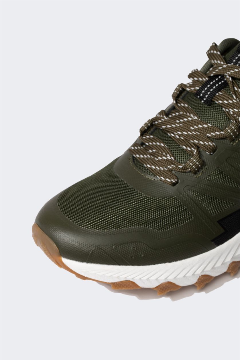 Erkek Haki Erkek Yüksek Taban Spor Ayakkabı