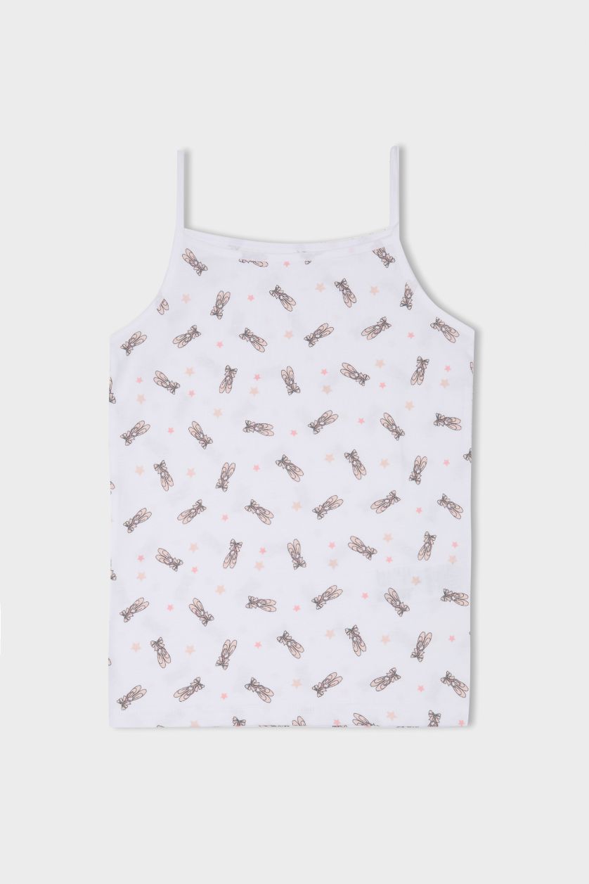 بنات زهري ديباردور بناتي بحمالات رفيعة قصة عادية من قطعتين