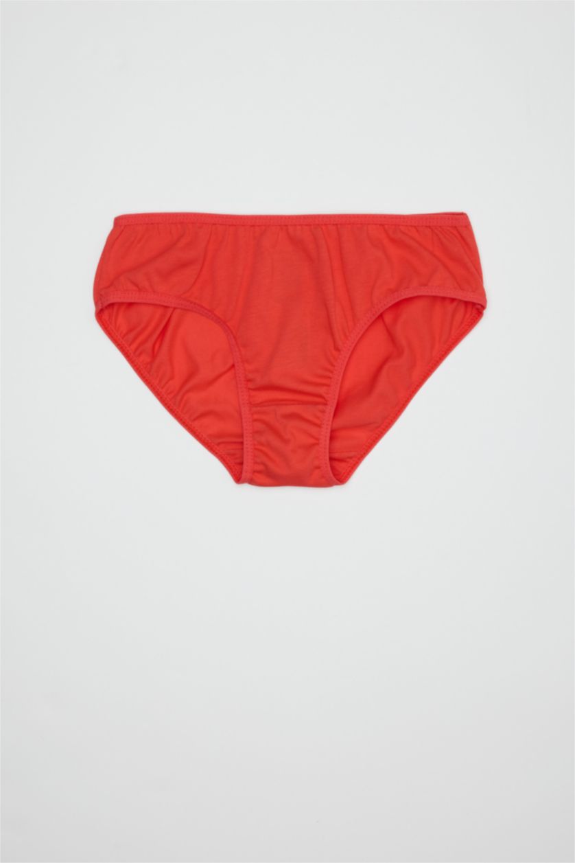 Kız Çocuk - Genç Kız Beyaz Desenli 3'lü Slip Klüot Kız Çocuk