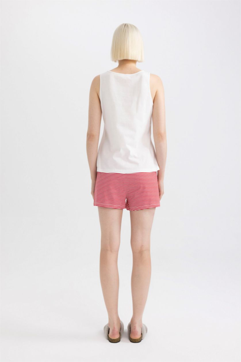 WOMAN Red Printed 2 Piece Pajama Set