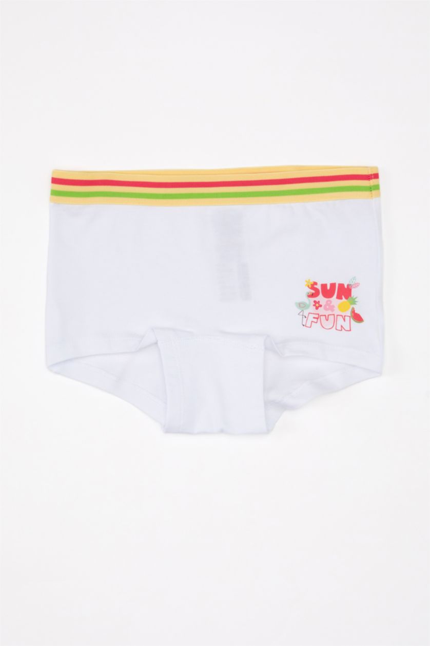 بنات أصفر بوكسر بناتي - قطعتين