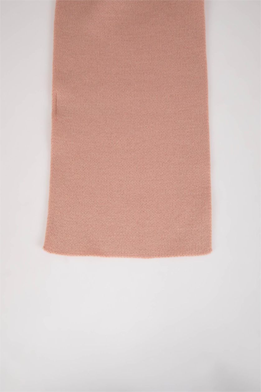 FILLES Rose Ensemble écharpe, bonnet et gants en tricot pour Fille