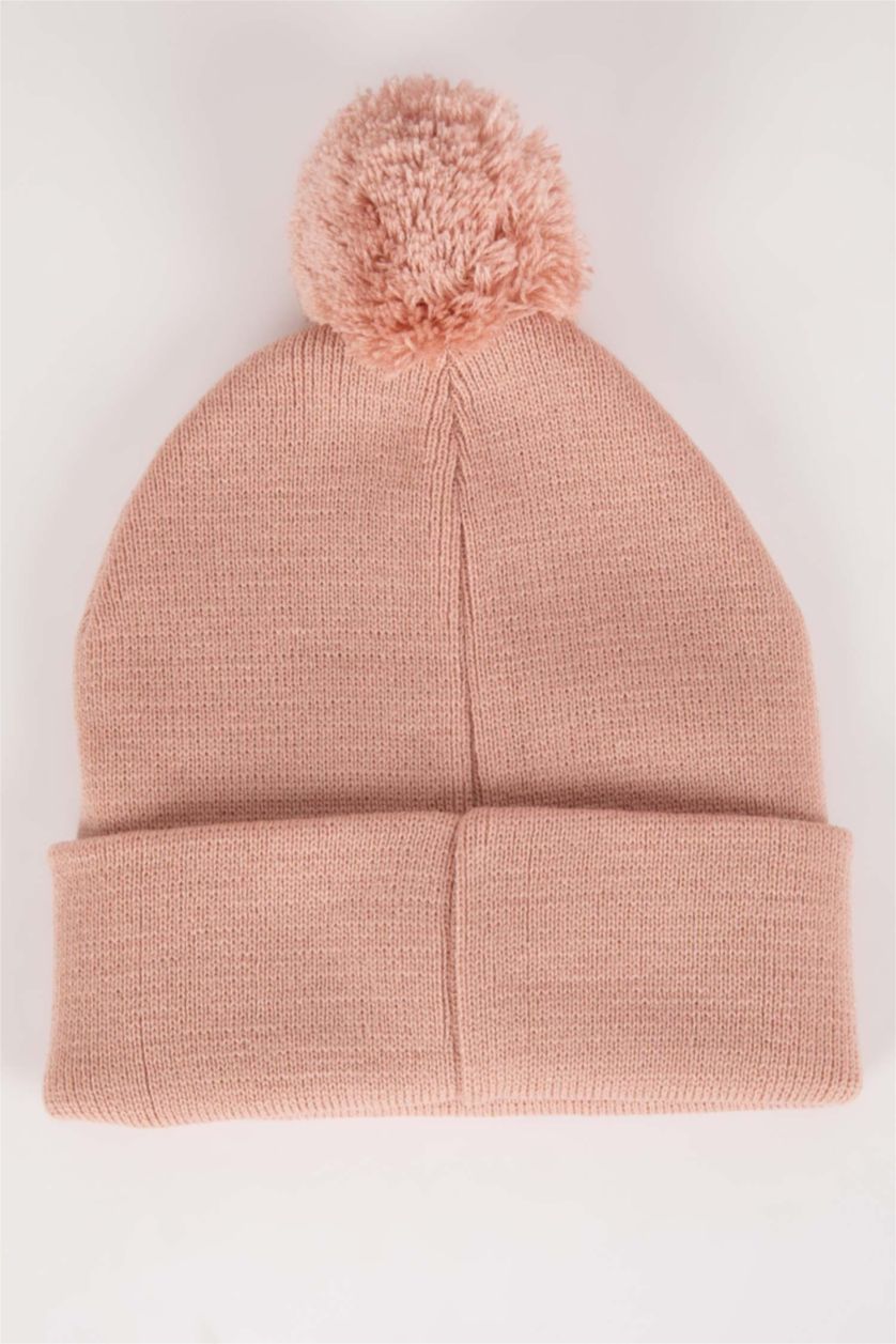 FILLES Rose Ensemble écharpe, bonnet et gants en tricot pour Fille