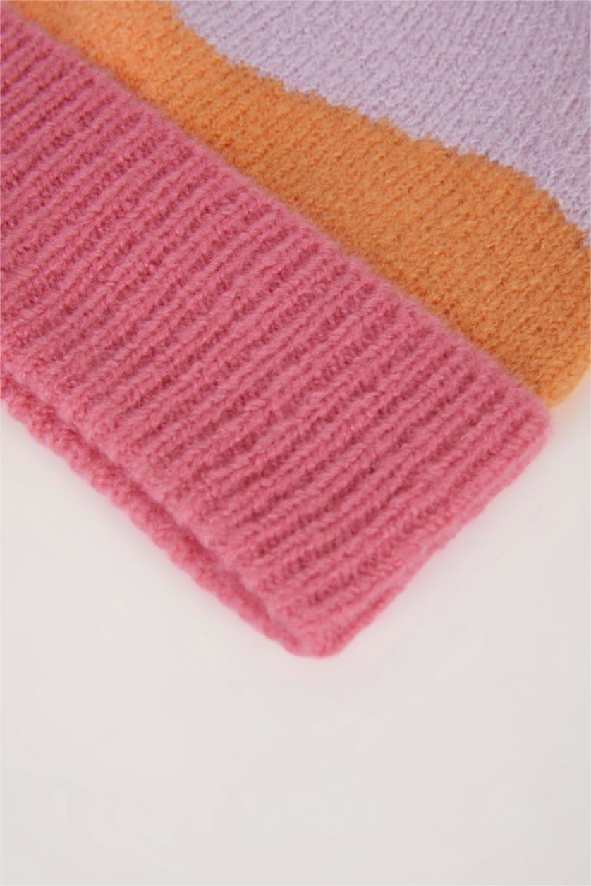 Girls & Teens Light Orange 2 piece Girl Scarf