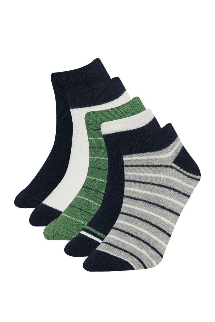 Erkek Çocuk - Genç Erkek Karma Erkek Çocuk 5'li Pamuklu Patik Çorap