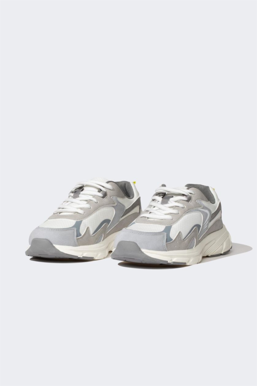 Ұлдар Және Жасөспірімдер Сұр Ұлдарға арналған қалың табанды спорттық аяқ киім