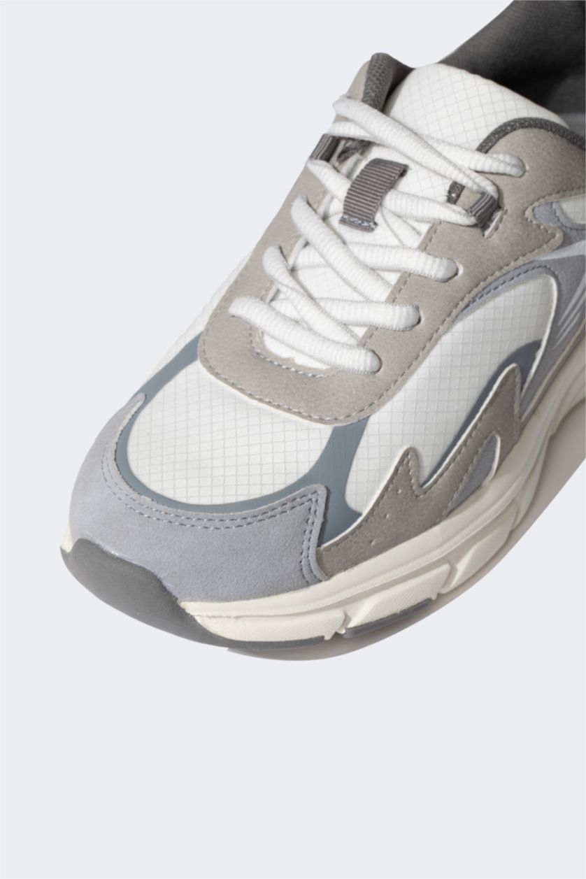 Ұлдар Және Жасөспірімдер Сұр Ұлдарға арналған қалың табанды спорттық аяқ киім