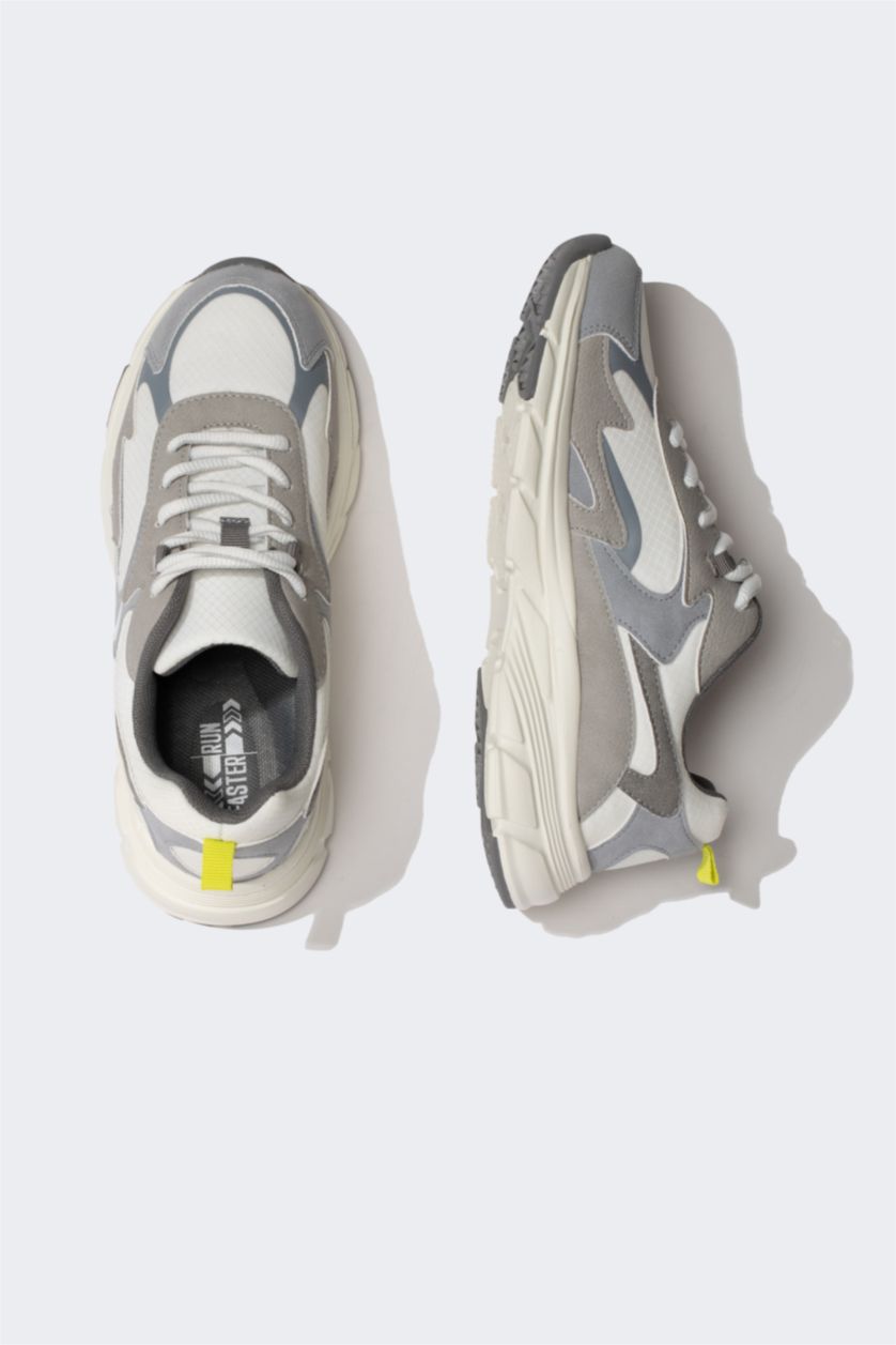 Ұлдар Және Жасөспірімдер Сұр Ұлдарға арналған қалың табанды спорттық аяқ киім