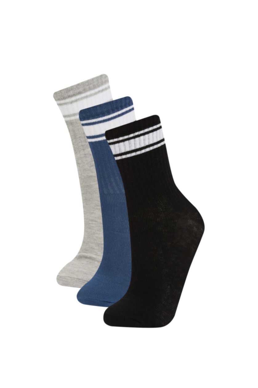 GARÇONS Karma Lot de 3 paires de chaussettes longues en coton pour garçon