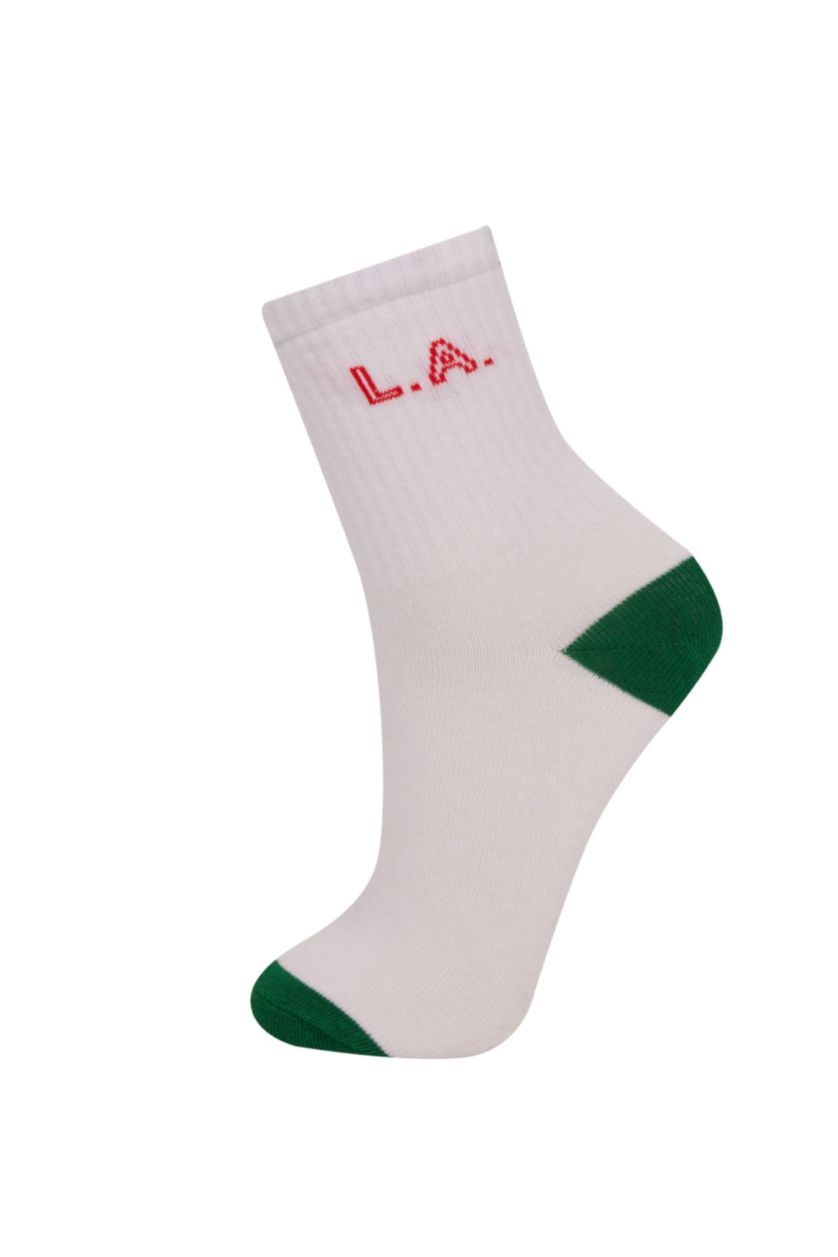 Erkek Çocuk - Genç Erkek Karma Erkek Çocuk 3'lü Pamuklu Uzun Çorap