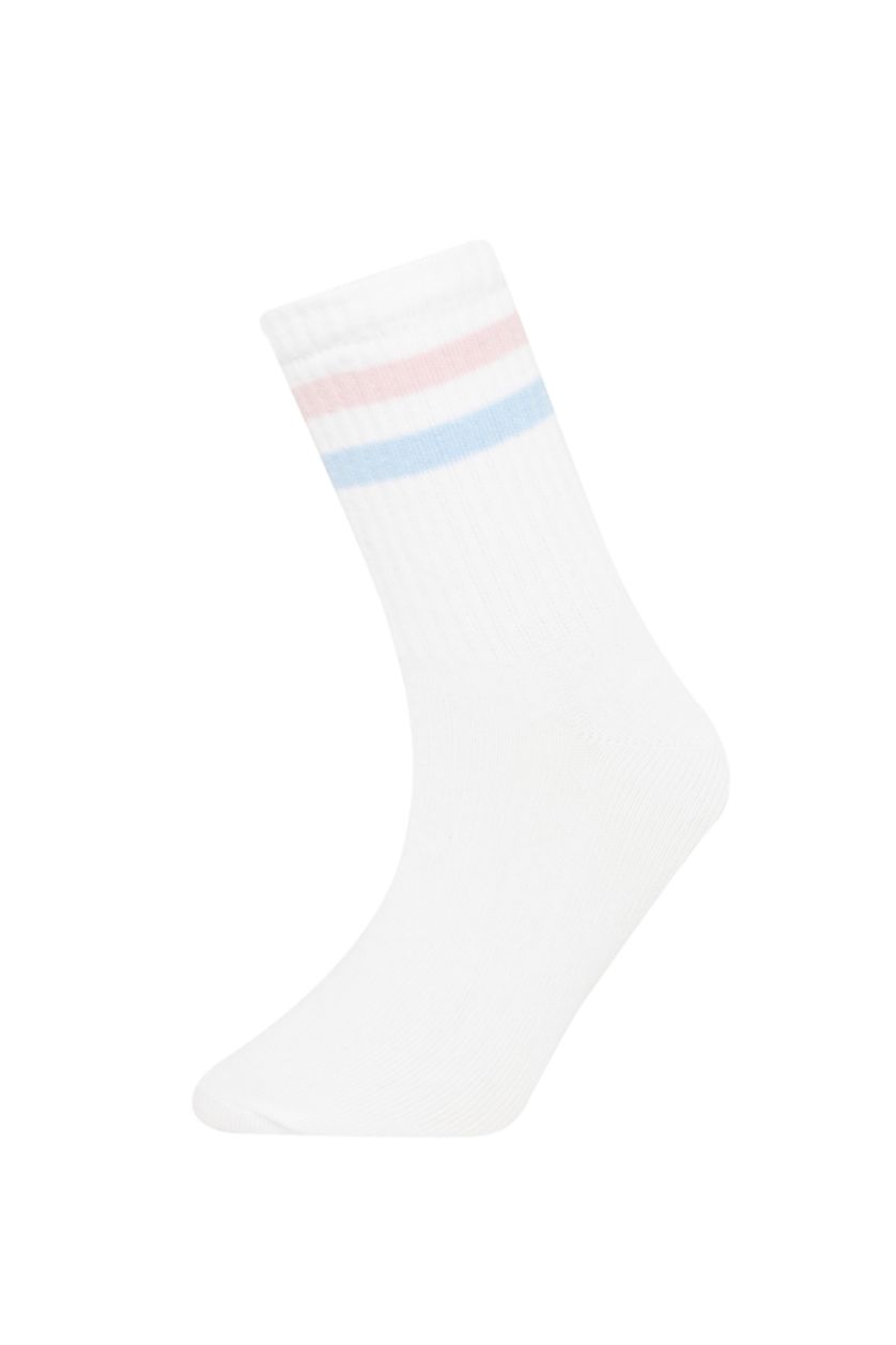 Kız Çocuk - Genç Kız Karma Kız Çocuk 3'lü Pamuklu Uzun Çorap