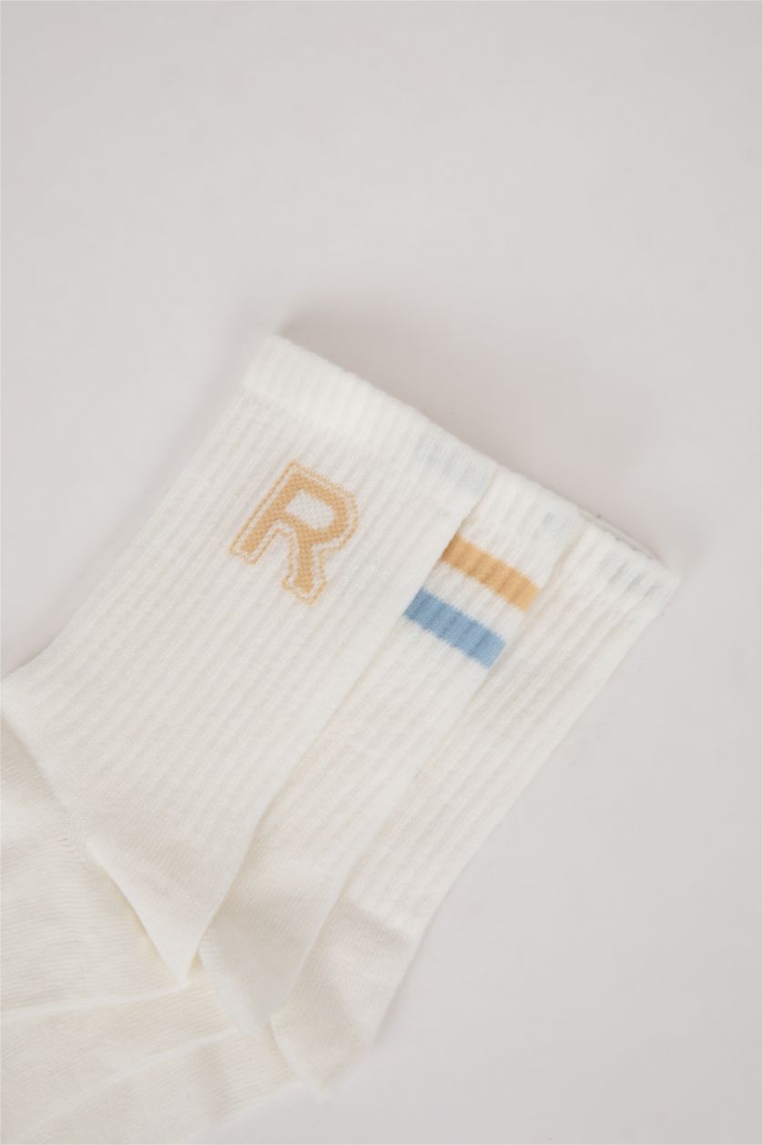 بنات Karma جوارب بناتي طويل قطن - 3 قطع