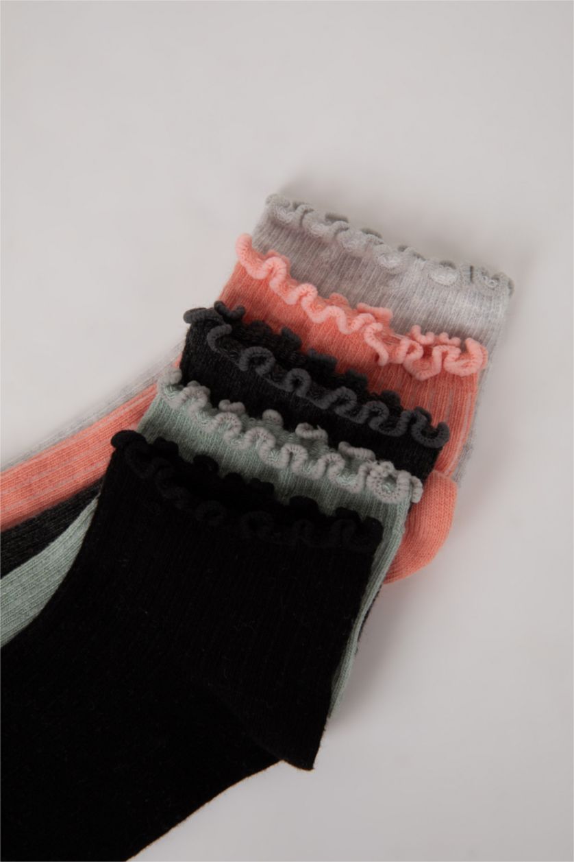 بنات Karma جوارب قصيرة قطن من 5 قطع