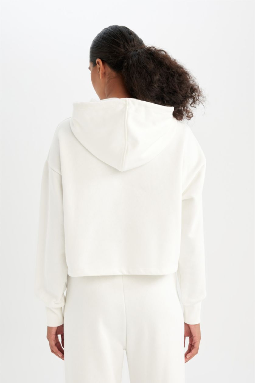 Женщины Бежевый Свитшот NBA Boston Celtics с капюшоном,  DeFactoFit