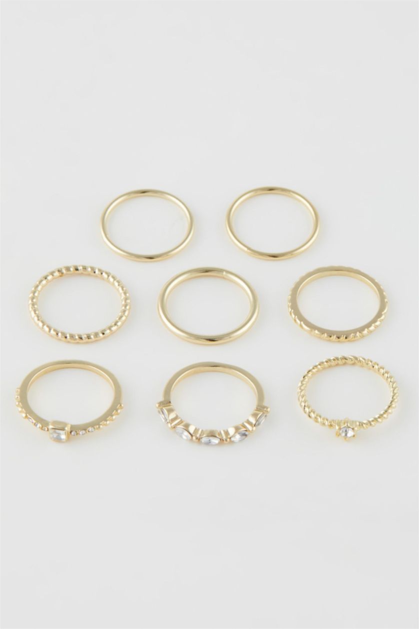 WOMAN Altın Woman 8 Piece Gold Ring
