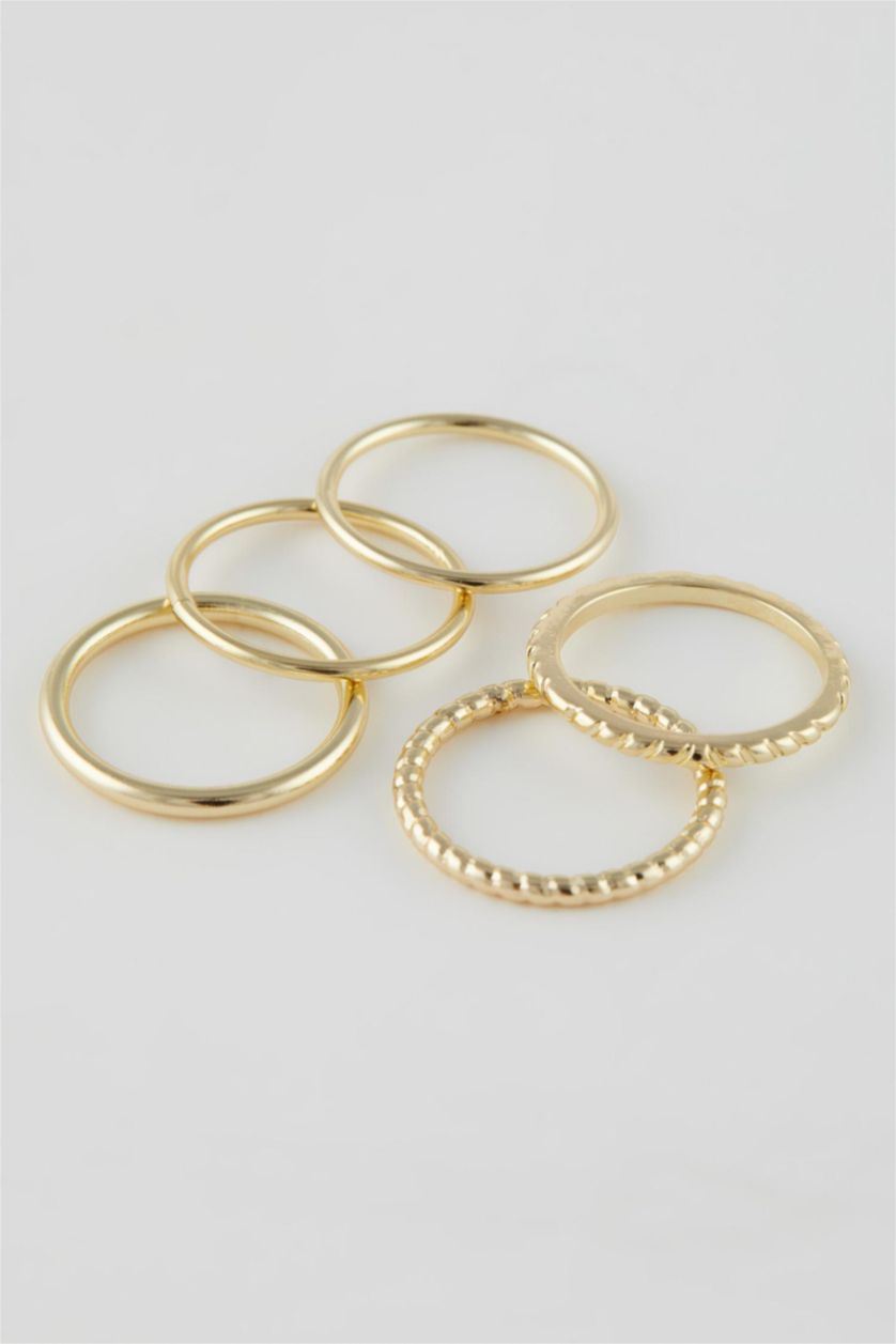 WOMAN Altın Woman 8 Piece Gold Ring