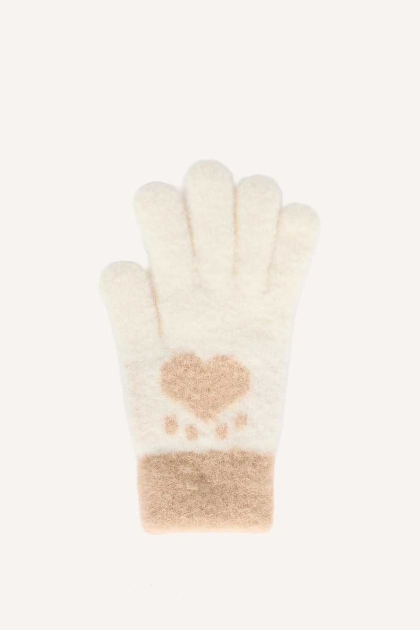 Young Girls - Teen Girls White Girl Knitwear Gloves
