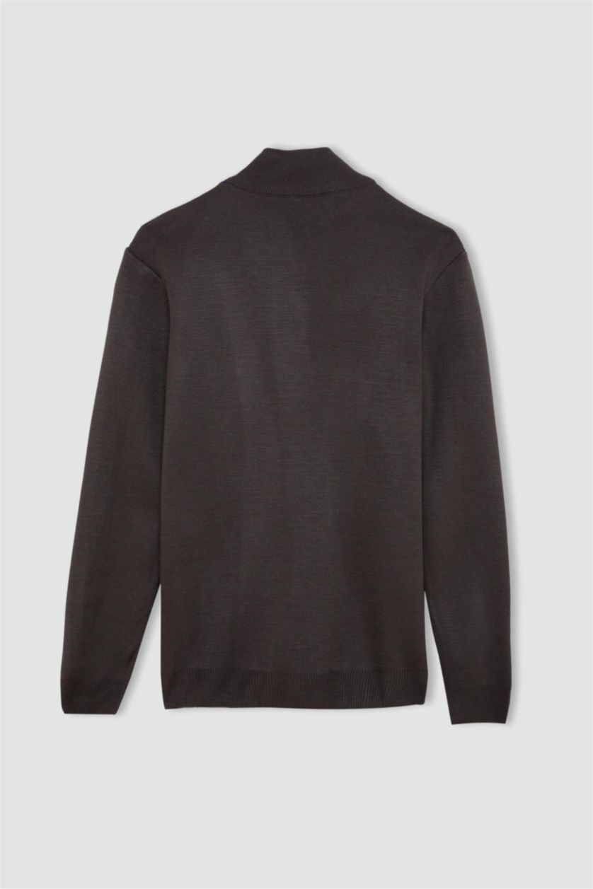 MAN Dark Grey Standard Fit Knitwear Cardigan