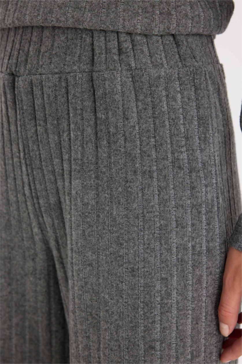 Женщины Антра-меланж Брюки Wide Leg широкие