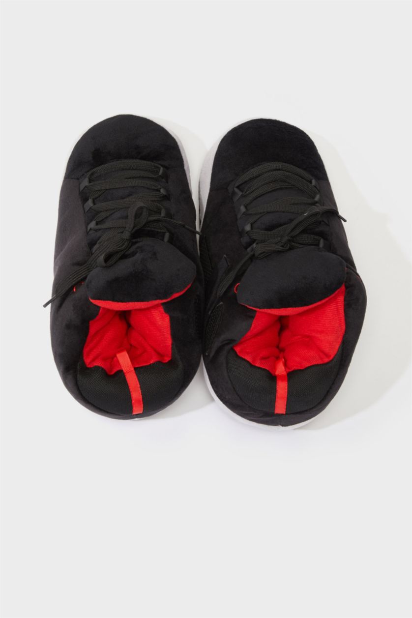 Мужчины Черный Мужские тапочки-пандуфы с толстой подошвой