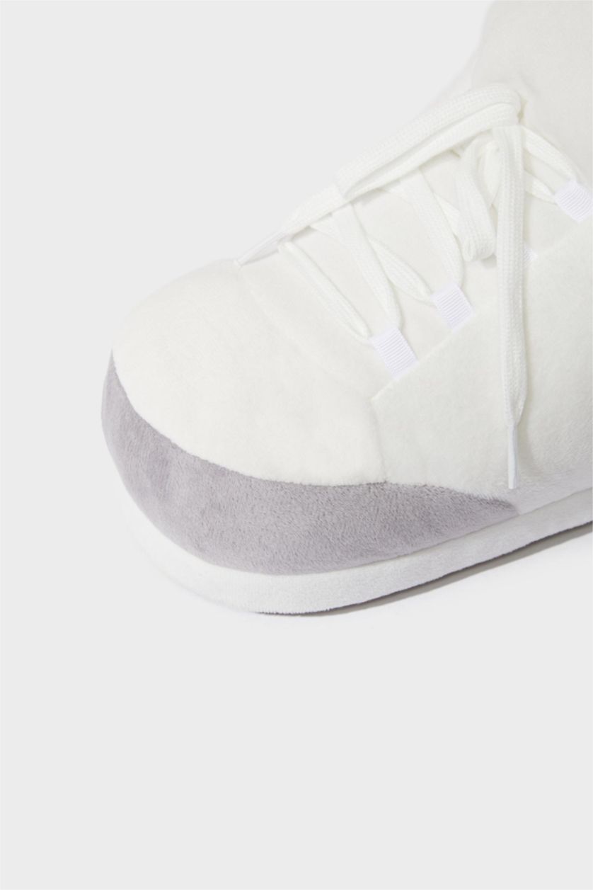 Erkek Beyaz Erkek Kalın Taban Panduf