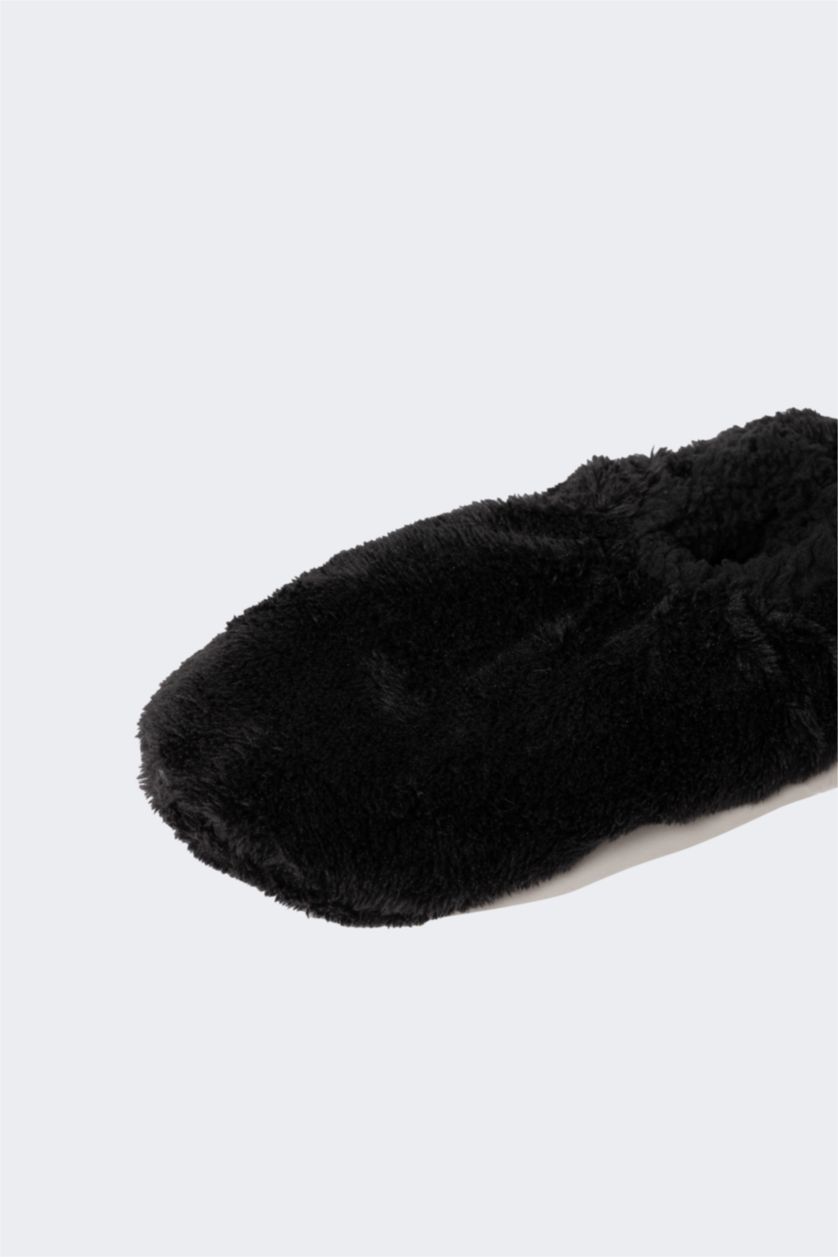 رجالي أسود لكلوك اولادي بكعب سميك سليب أون أسود