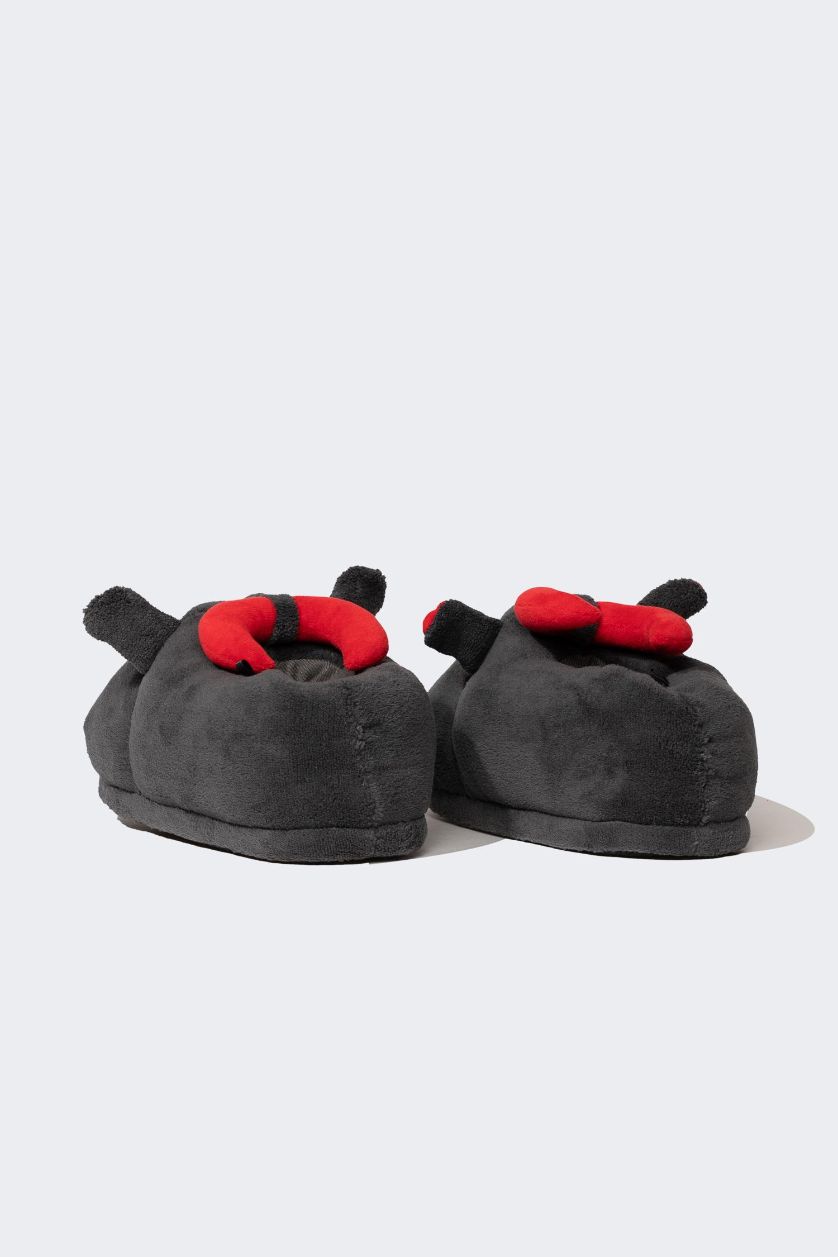 MAN Anthracite Boy Flat Base Home Boots