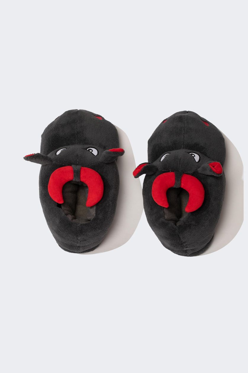 MAN Anthracite Boy Flat Base Home Boots