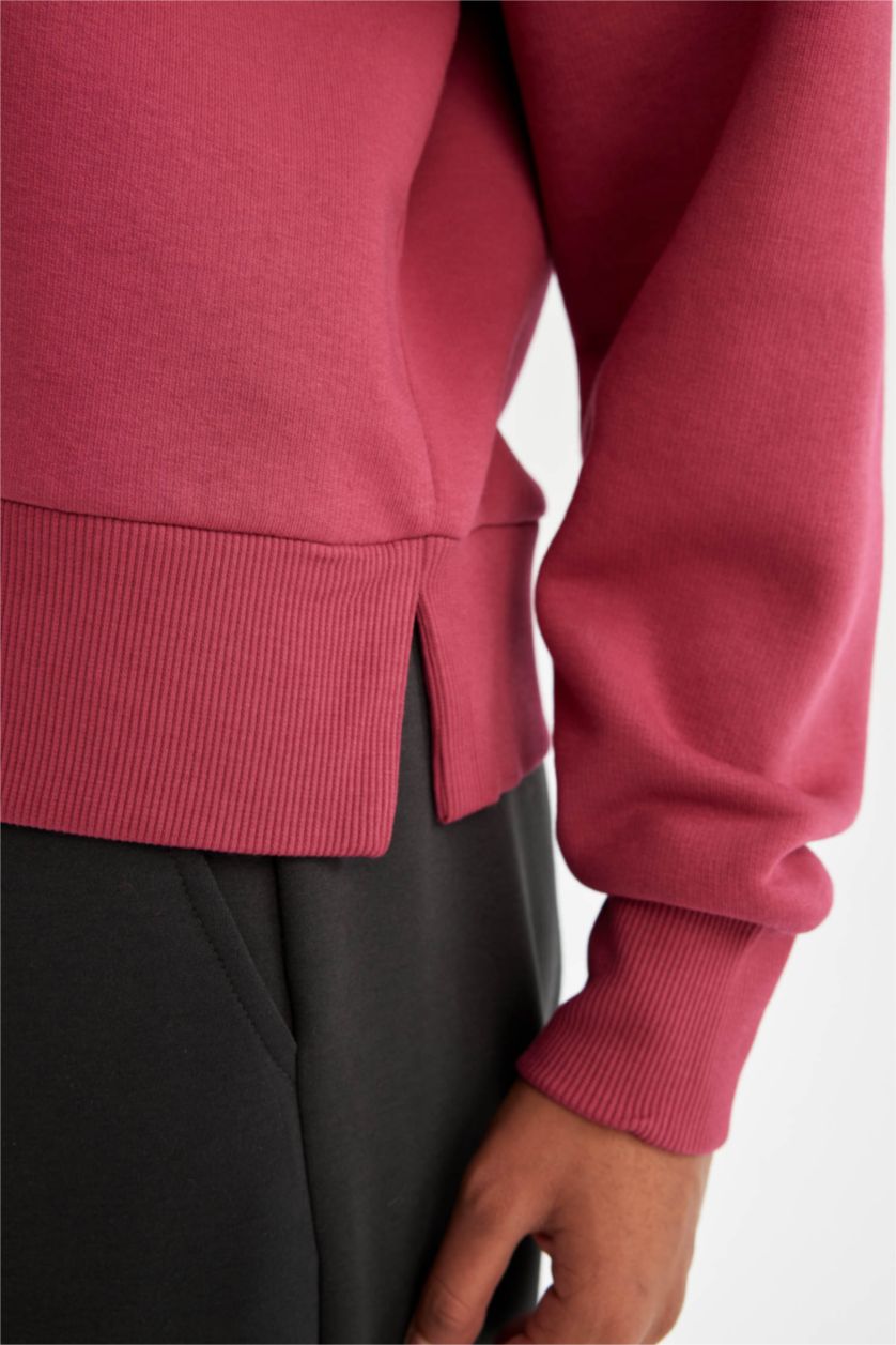 Kadın Bordo NBA Los Angeles Lakers Kapüşonlu Kalın Sweatshirt