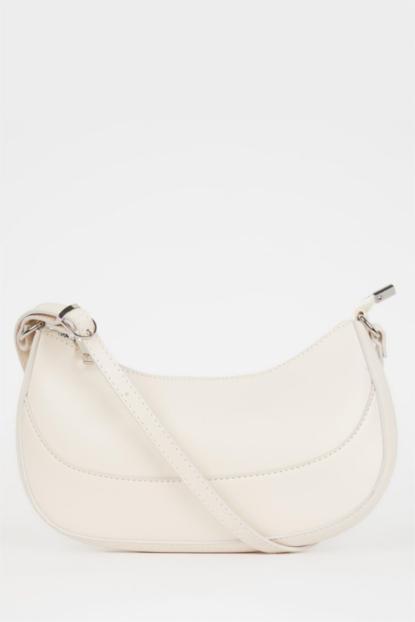 WOMAN Beige Faux Leather Shoulder bag