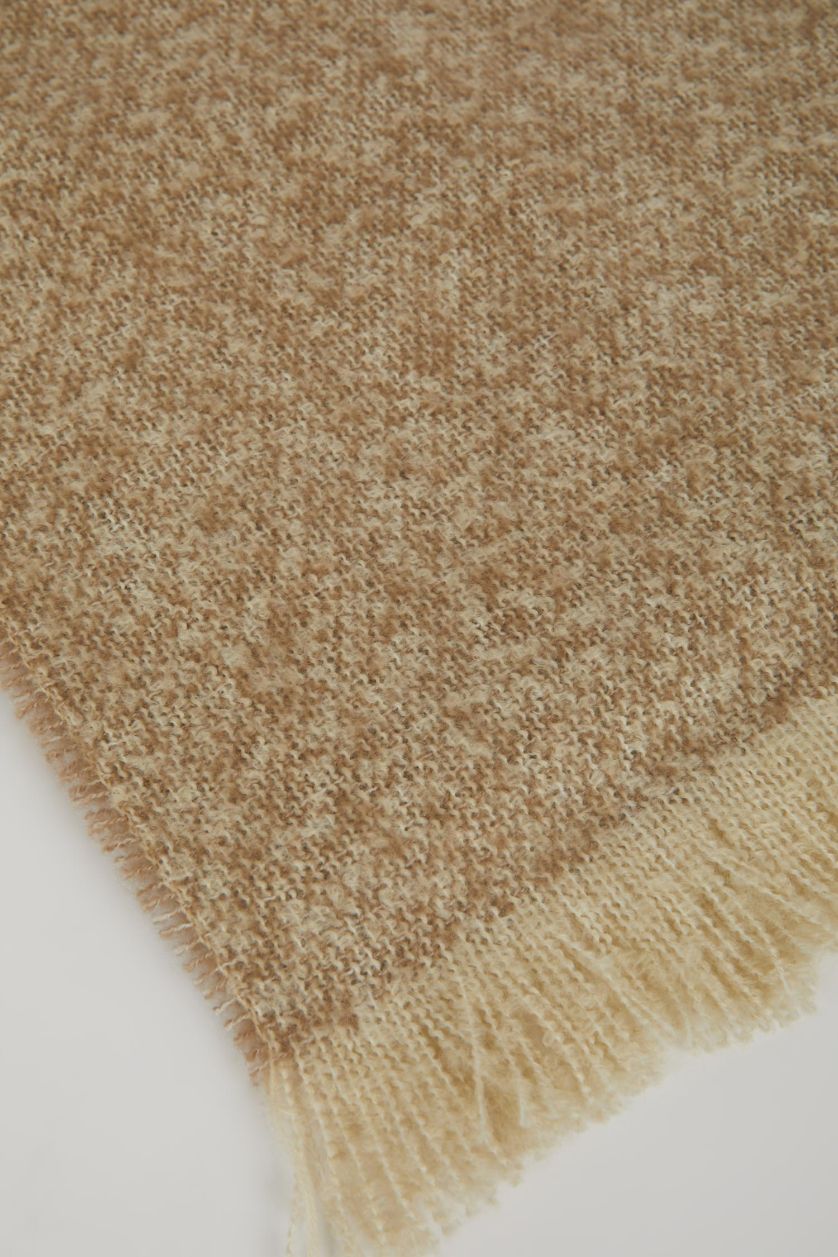 Erkek Bej Melanj Erkek Dokuma Atkı