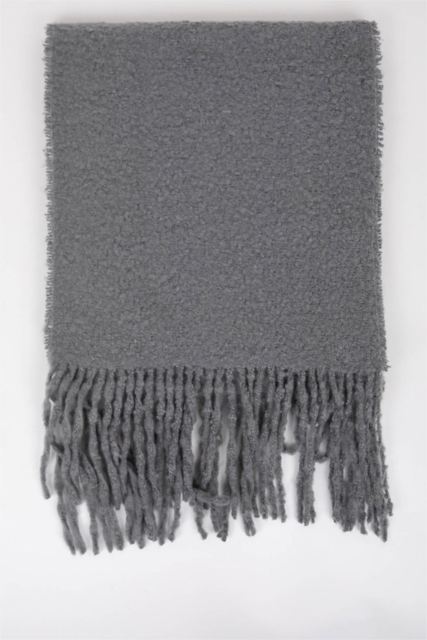 رجال رمادي طقم وشاح