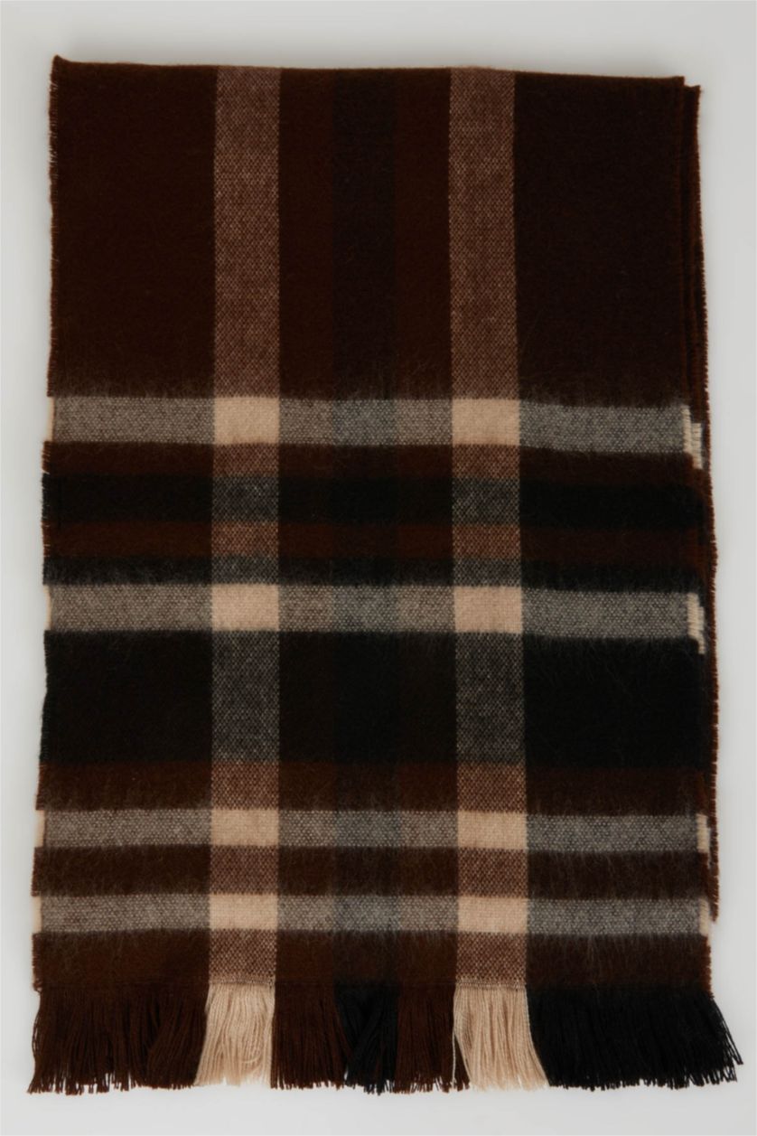 MAN Brown طقم سكارف منسوج