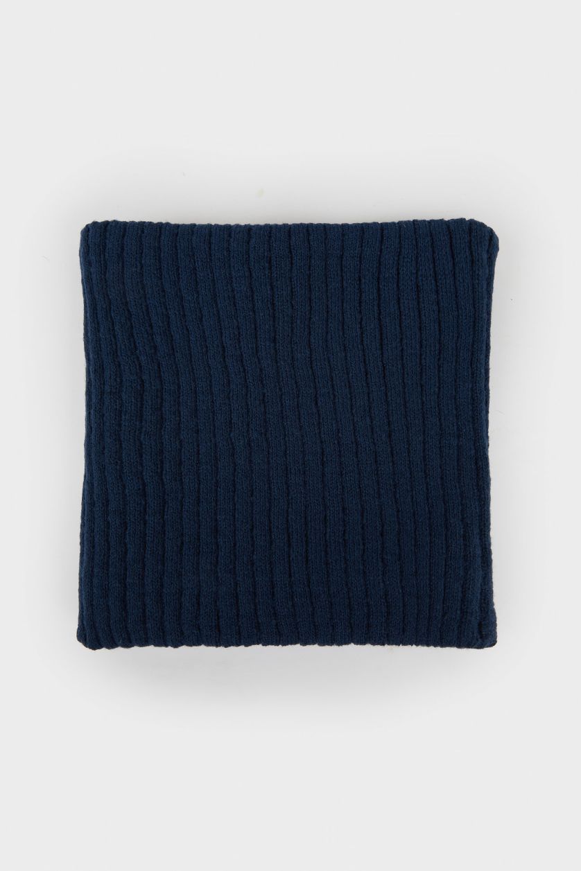 Erkek Lacivert Erkek İçi Suni Yünlü Atkı