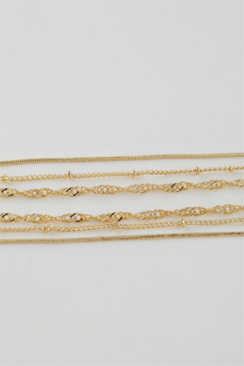 WOMAN GOLD Woman 3 Piece Gold Necklace