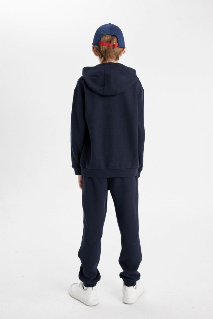 أولادي كحلي طقم اولادي هودي وسويت بانتس - قطعتين