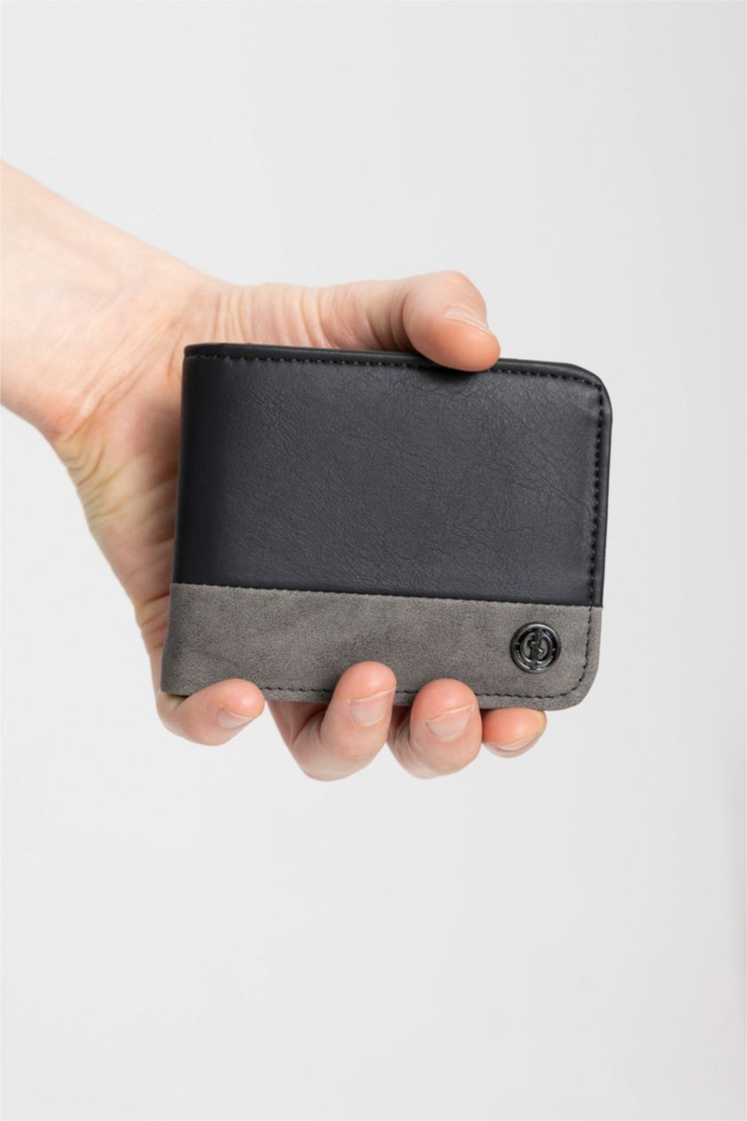 Erkek Siyah Erkek Suni Deri Cüzdan