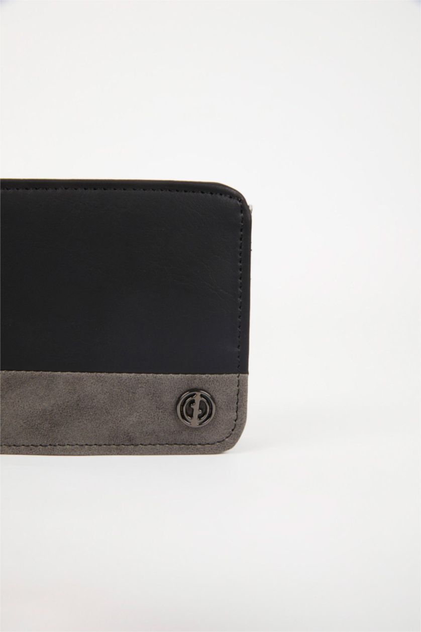 Erkek Siyah Erkek Suni Deri Cüzdan