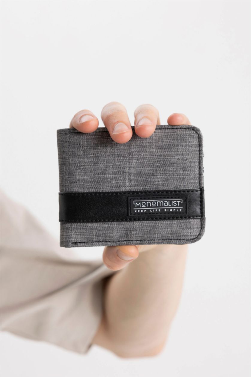 Erkek Gri Melanj Erkek Cüzdan