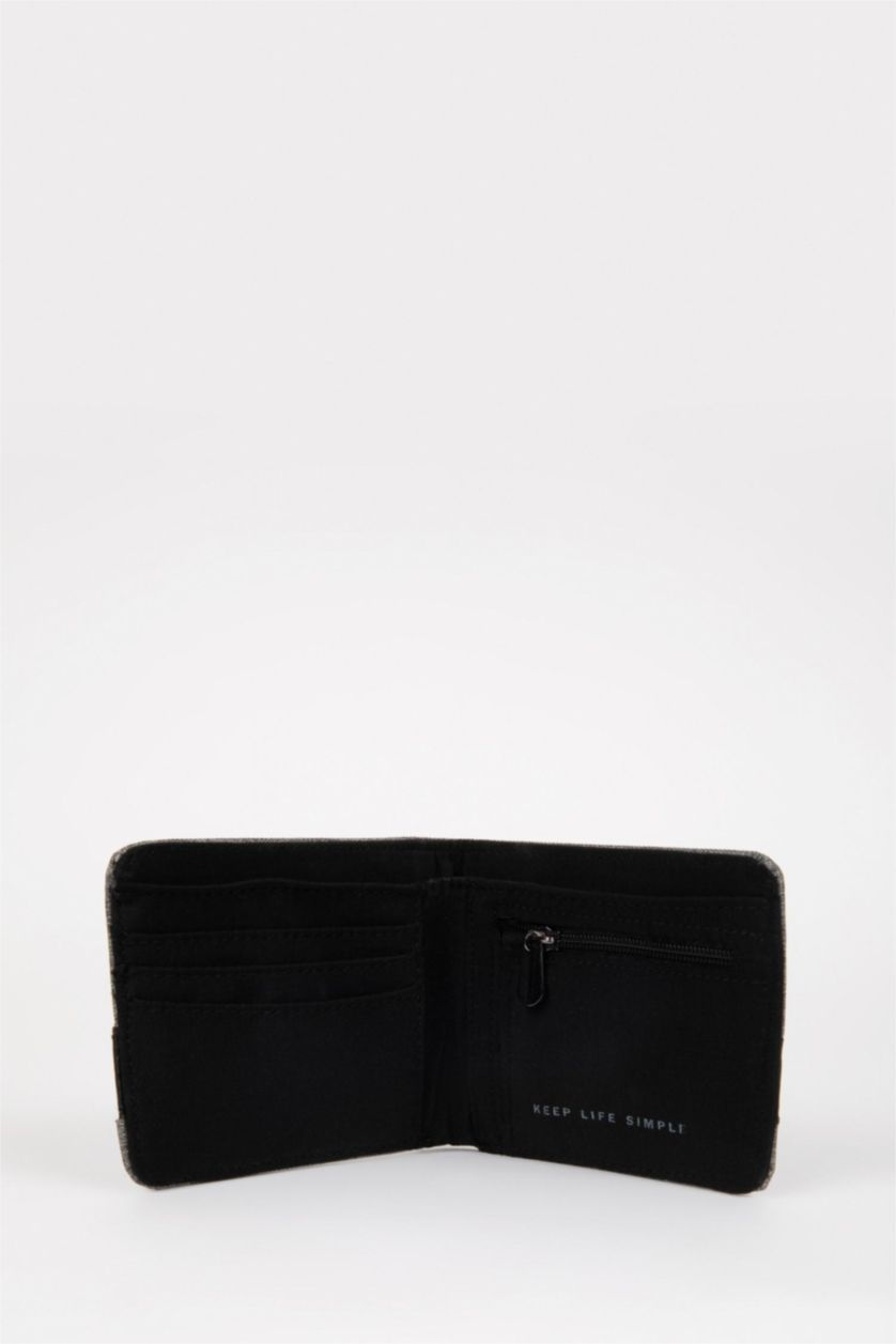 Erkek Gri Melanj Erkek Cüzdan