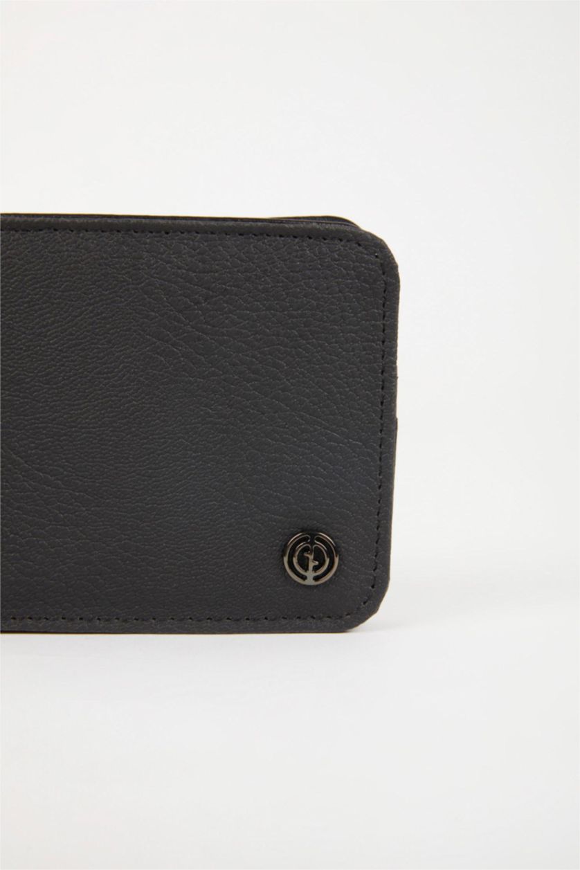 Erkek Siyah Erkek Suni Deri Cüzdan