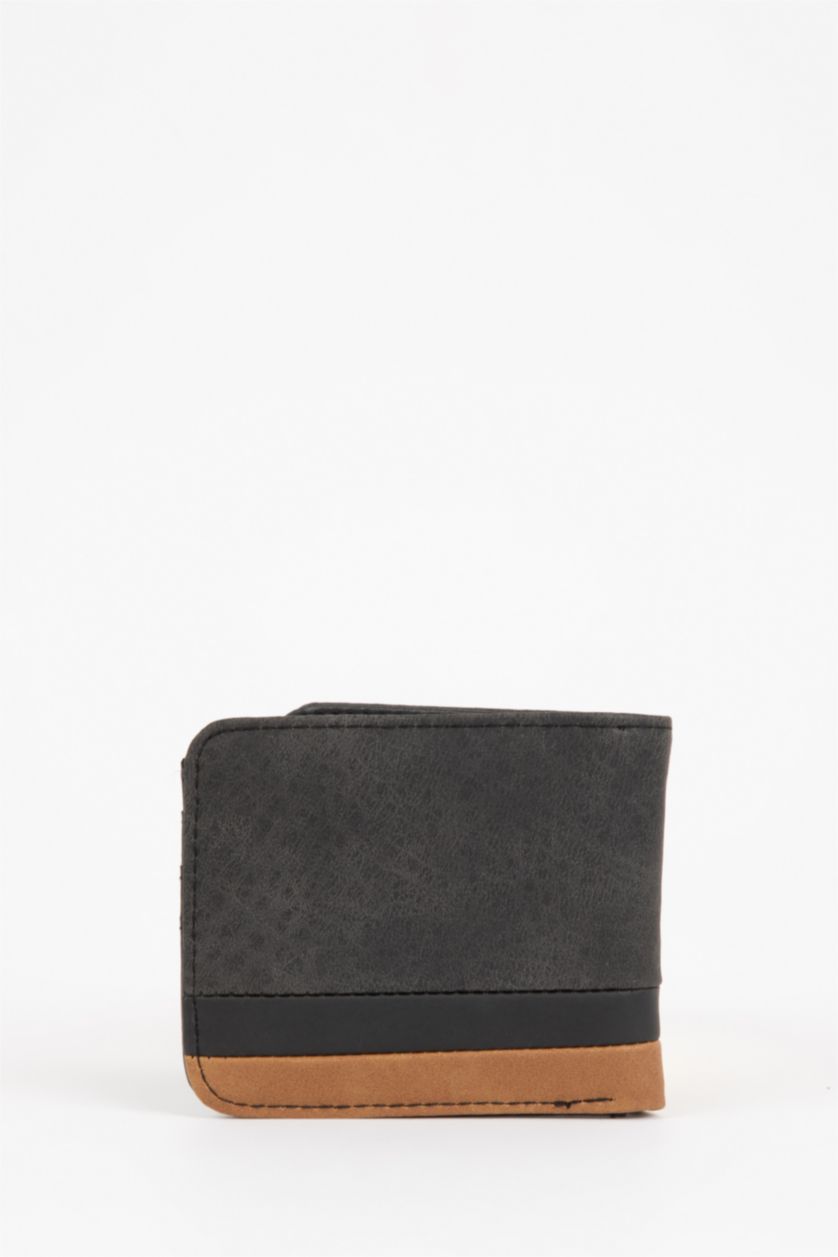 Erkek Antrasit Erkek Suni Deri Cüzdan