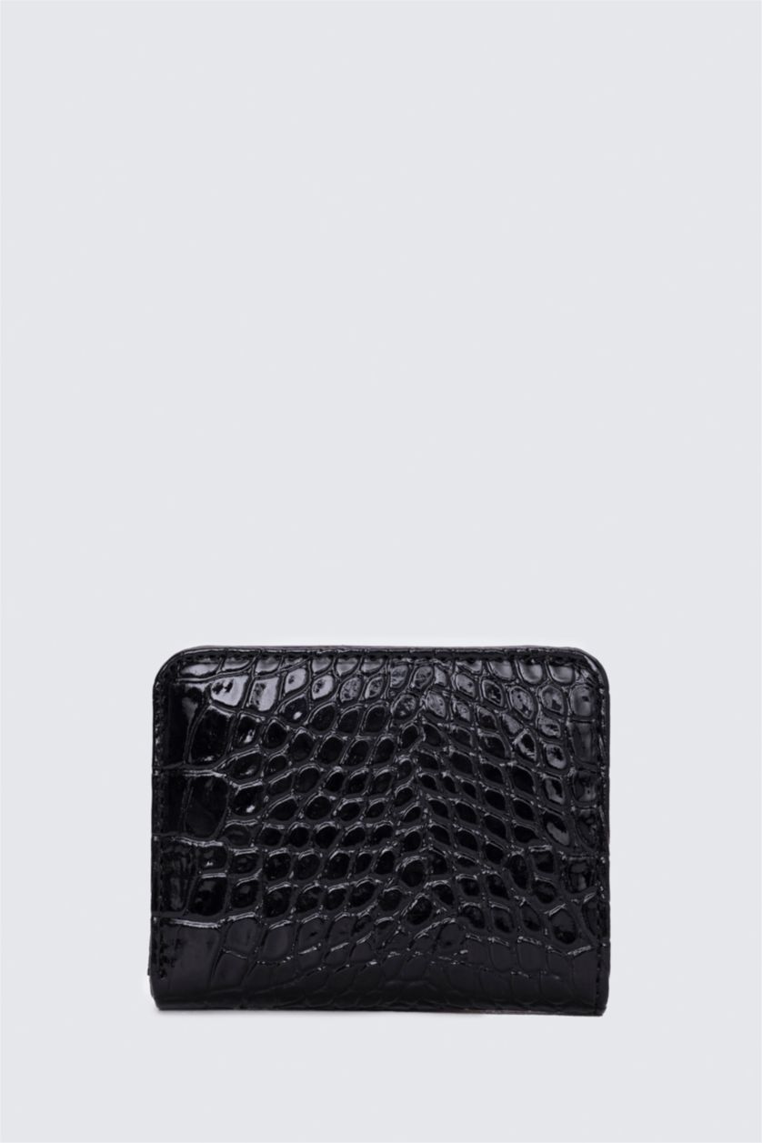 WOMAN Black محفظة جلد صناعي