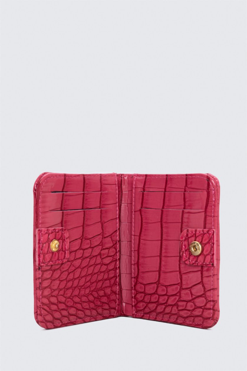 WOMAN Fushsia Woman Faux Leather Wallets