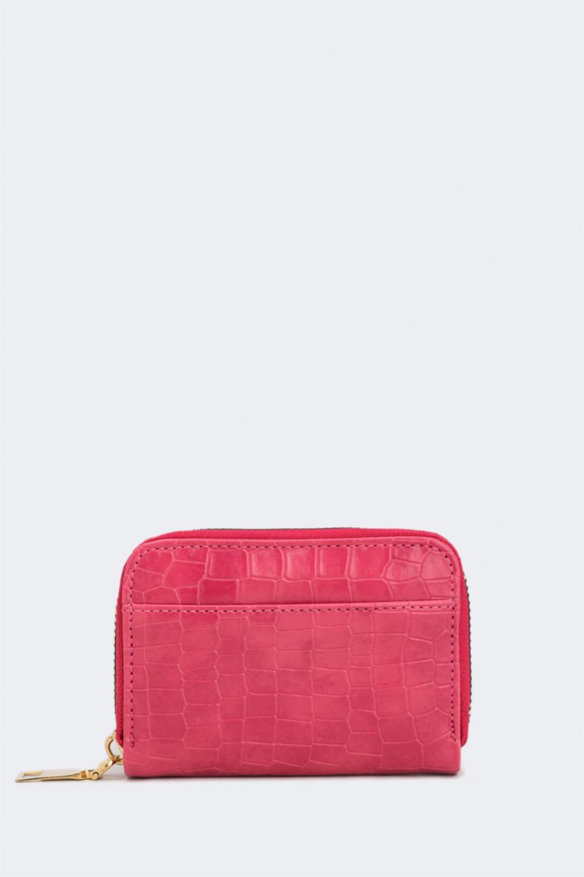 WOMAN Pink Woman Faux Leather Wallets