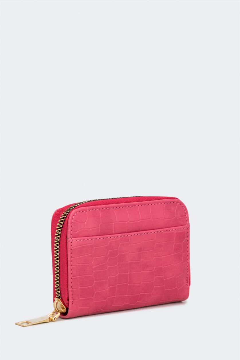 WOMAN Pink Woman Faux Leather Wallets